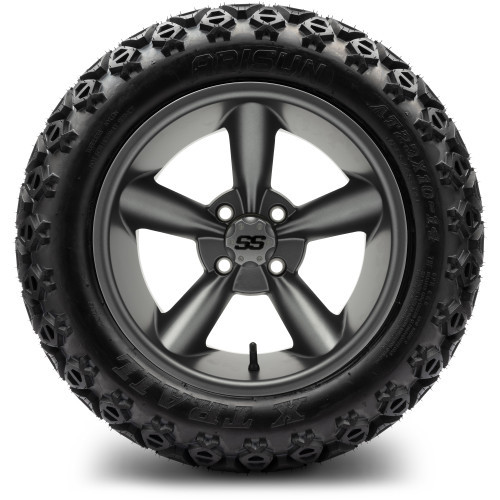 MODZ 14" Godfather Gunmetal Wheels & Off-Road Tires Combo