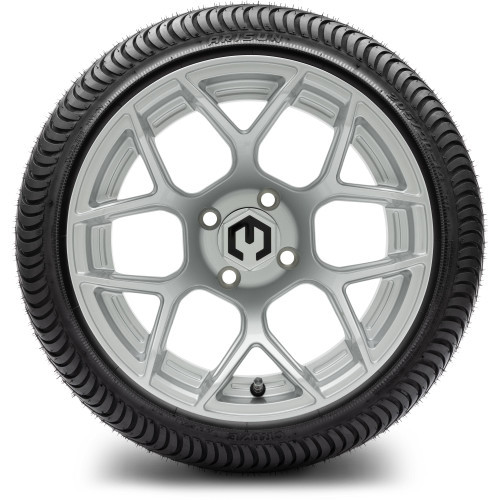 MODZ 14" Renegade Silver Wheels & Street Tires Combo