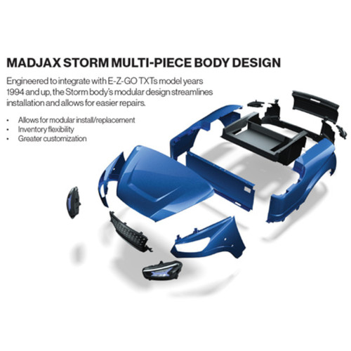 MadJax Storm Body Kit – Silver Metallic