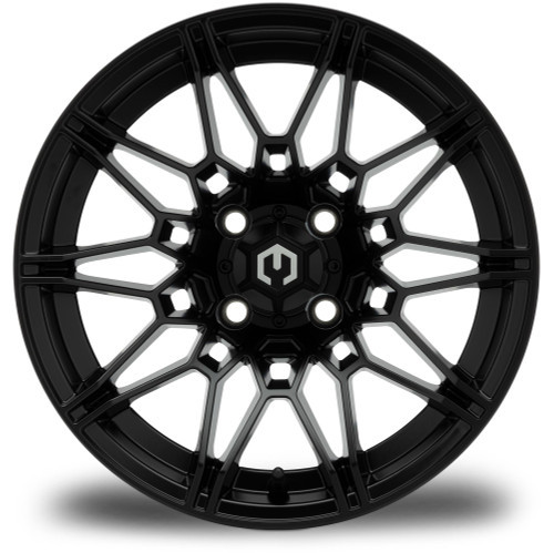 MODZ Galaxy Matte Black 14" Golf Cart Wheel