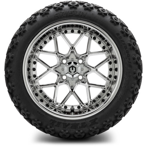 MODZ 15" FORMULA CHROME - LIFTED TIRES AND WHEELS COMBO