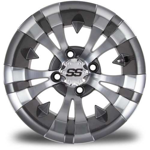 MODZ Vampire Gunmetal 12" Golf Cart Wheel