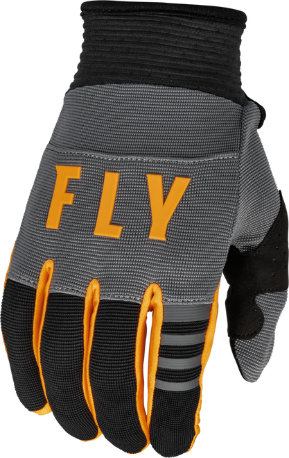 FLY RACING YOUTH F-16 GLOVES DARK GREY/BLACK/ORANGE YL (Free Shipping)