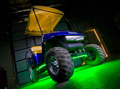 4pc Green LED Golf Cart Underbody Lighting Kit