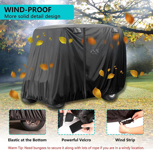 Universal Golf Cart Cover All Weather Winter Cover