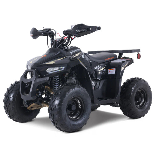 “Denago Mudhawk 6 youth ATV Black – kids 4 wheeler with remote shut-off.” “Denago Mudhawk 6 youth ATV Black – kids 4 wheeler with remote shut-off.”