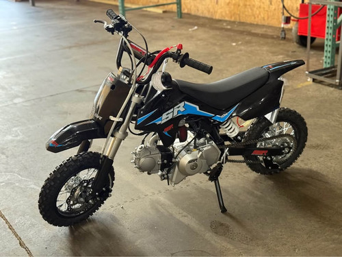 “2025 SSR SR70AE black/blue 70cc youth pit bike 10 inch tires automatic transmission”