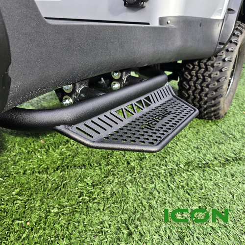 Revenge ICON Nerf Bar Side Steps Pair for i40L (Lifted) Model Golf Carts (Does NOT FIT Epic CARTS)
