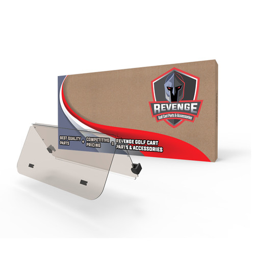 Tinted Folding Windshield for Yamaha G22