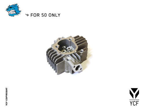 (17) CYLINDER HEAD (YCF50)