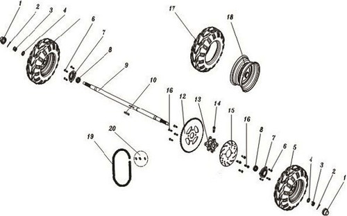 (14) Hammerhead M8x16 Allen Head Bolt