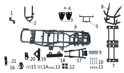 (19) Rival Trailhawk 10 Gauge Mounting Bracket