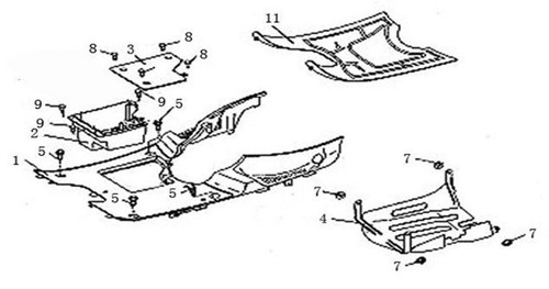 (11) Wolf Rx-50 Floor Mat