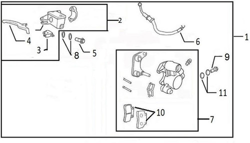 (08) Wolf Rx 50 Brake Line Washer