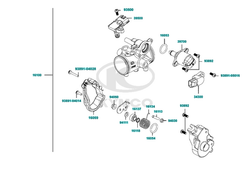 2022 KYMCO UXV 700i (Throttle Body Assembly)