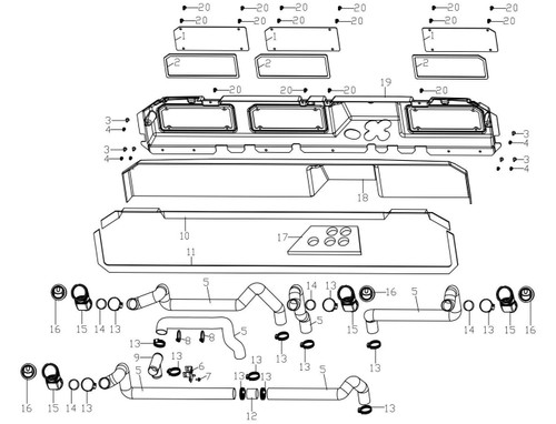 2023 Aodes Desertcross 1000-6 HVAC (Dash Assembly 2)