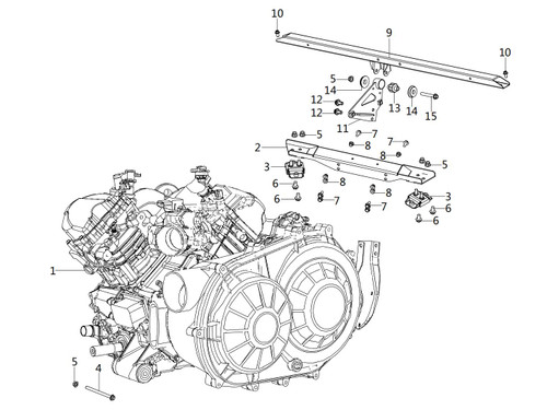 2023 Aodes Desertcross 1000-6 HVAC (Engine Accy Parts)