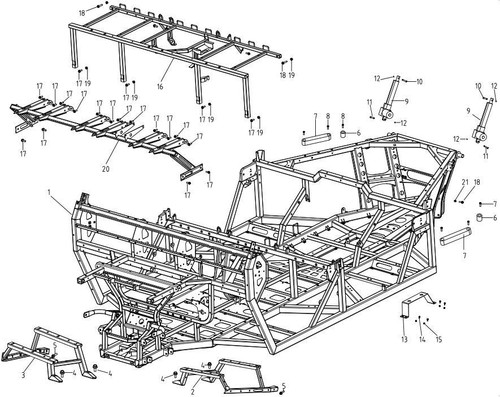 2023 Aodes Desertcross 1000-6 HVAC (Frame & Accessories)