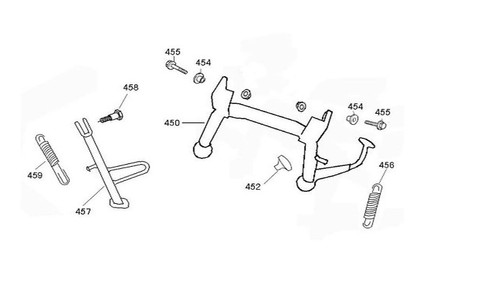 (459) Wolf Islander Side Stand Spring