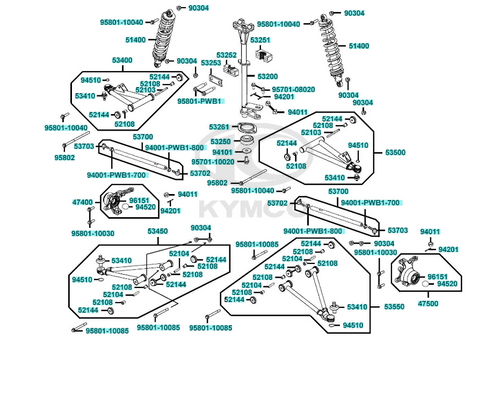 2023 KYMCO MXU 450i (Post Steering)