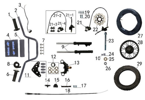 (18) Tao DB10 Throttle Cable