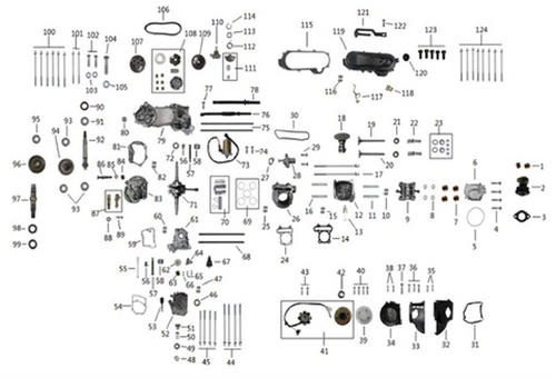 (48) - 101672 - Oil Filter Cover for Speedy 50 and more