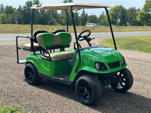 Custom EZGO "Lime Green Edition" Golf Cart!