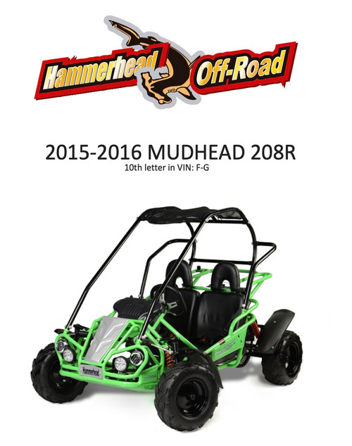 2015-2016 HAMMERHEAD MUDHEAD 208R PARTS SCHEMATIC