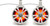 ECOXGEAR 2-PACK WHITE 8' SPEAKERS ONE AMPLIFIED ONE NON AMPLIFIE
