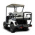 MadJax Genesis 250 Black Steel Rear Flip Seat w/Deluxe Grey Cushions - Yamaha Drive2 MadJax Genesis 250 Black Steel Rear Flip Seat w/Deluxe Grey Cushions - Yamaha Drive2