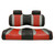 MadJax® Tsunami Shockjet–Liquid Silver w/ Hot Rod Red E-Z-GO TXT/RXV Front Seat Cushions MadJax® Tsunami Shockjet–Liquid Silver w/ Hot Rod Red E-Z-GO TXT/RXV Front Seat Cushions