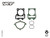 GASKET SET UP ENGINE 150KLX STYLE