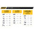 County Plow Blade - 60" - Yellow County Plow Blade - 60" - Yellow