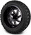 MODZ® Fury 14" Golf Cart Wheels and MODZ® Gripz (22x10-14) All-Terrain Golf Cart Tires Combo - Set of 4