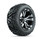 14” GTW Vampire Black and Machined Wheels with 23” Barrage Mud Tires – Set of 4 14” GTW Vampire Black and Machined Wheels with 23” Barrage Mud Tires – Set of 4
