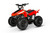 The image showcases the Kayo Storm 70, a compact and stylish youth ATV designed for riders aged 6 and above. The ATV features a sleek white body with bold branding, highlighting its modern design. The image captures the ATV’s sturdy frame, robust tires, and ergonomic seat, emphasizing its suitability for young riders. The front and rear hydraulic disc brakes, as well as the non-adjustable suspension system, are visible, showcasing the ATV’s focus on safety and performance. The electric ignition system and air-cooled engine are also highlighted, making it clear that this ATV is built for ease of use and reliability. The image is set against a natural backdrop, suggesting the ATV’s capability to handle off-road adventures.