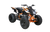The image showcases the Kayo Storm 180 ATV, a rugged and stylish all-terrain vehicle designed for off-road adventures. The ATV features a sleek design with aggressive front tires, a double A-arm suspension system, and a sturdy frame. The image highlights the ATV's compact yet powerful build, hydraulic disc brakes, and comfortable seat, making it an ideal choice for riders seeking performance and reliability on challenging terrains. The rear view emphasizes the single rear tail/brake light and rear disc brake, adding to the ATV's safety features. The image showcases the Kayo Storm 180 ATV, a rugged and stylish all-terrain vehicle designed for off-road adventures. The ATV features a sleek design with aggressive front tires, a double A-arm suspension system, and a sturdy frame. The image highlights the ATV's compact yet powerful build, hydraulic disc brakes, and comfortable seat, making it an ideal choice for riders seeking performance and reliability on challenging terrains. The rear view emphasizes the single rear tail/brake light and rear disc brake, adding to the ATV's safety features.