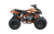 The image showcases the Kayo Storm 180 ATV, a rugged and stylish all-terrain vehicle designed for off-road adventures. The ATV features a sleek design with aggressive front tires, a double A-arm suspension system, and a sturdy frame. The image highlights the ATV's compact yet powerful build, hydraulic disc brakes, and comfortable seat, making it an ideal choice for riders seeking performance and reliability on challenging terrains. The rear view emphasizes the single rear tail/brake light and rear disc brake, adding to the ATV's safety features. The image showcases the Kayo Storm 180 ATV, a rugged and stylish all-terrain vehicle designed for off-road adventures. The ATV features a sleek design with aggressive front tires, a double A-arm suspension system, and a sturdy frame. The image highlights the ATV's compact yet powerful build, hydraulic disc brakes, and comfortable seat, making it an ideal choice for riders seeking performance and reliability on challenging terrains. The rear view emphasizes the single rear tail/brake light and rear disc brake, adding to the ATV's safety features.