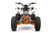 The image showcases the Kayo Storm 180 ATV, a rugged and stylish all-terrain vehicle designed for off-road adventures. The ATV features a sleek design with aggressive front tires, a double A-arm suspension system, and a sturdy frame. The image highlights the ATV's compact yet powerful build, hydraulic disc brakes, and comfortable seat, making it an ideal choice for riders seeking performance and reliability on challenging terrains. The rear view emphasizes the single rear tail/brake light and rear disc brake, adding to the ATV's safety features. The image showcases the Kayo Storm 180 ATV, a rugged and stylish all-terrain vehicle designed for off-road adventures. The ATV features a sleek design with aggressive front tires, a double A-arm suspension system, and a sturdy frame. The image highlights the ATV's compact yet powerful build, hydraulic disc brakes, and comfortable seat, making it an ideal choice for riders seeking performance and reliability on challenging terrains. The rear view emphasizes the single rear tail/brake light and rear disc brake, adding to the ATV's safety features.
