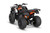 The image showcases the Kayo Bull 150 EFI ATV, a rugged and stylish all-terrain vehicle designed for off-road adventures. The ATV features a bold color scheme, aggressive front tires, a double A-arm suspension system, and a sturdy frame. The image highlights the ATV's compact yet powerful design, hydraulic disc brakes, and comfortable seat, making it an ideal choice for riders seeking performance and reliability on challenging terrains. The image showcases the Kayo Bull 150 EFI ATV, a rugged and stylish all-terrain vehicle designed for off-road adventures. The ATV features a bold color scheme, aggressive front tires, a double A-arm suspension system, and a sturdy frame. The image highlights the ATV's compact yet powerful design, hydraulic disc brakes, and comfortable seat, making it an ideal choice for riders seeking performance and reliability on challenging terrains.