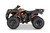 The image showcases the Kayo Bull 150 EFI ATV, a rugged and stylish all-terrain vehicle designed for off-road adventures. The ATV features a bold color scheme, aggressive front tires, a double A-arm suspension system, and a sturdy frame. The image highlights the ATV's compact yet powerful design, hydraulic disc brakes, and comfortable seat, making it an ideal choice for riders seeking performance and reliability on challenging terrains. The image showcases the Kayo Bull 150 EFI ATV, a rugged and stylish all-terrain vehicle designed for off-road adventures. The ATV features a bold color scheme, aggressive front tires, a double A-arm suspension system, and a sturdy frame. The image highlights the ATV's compact yet powerful design, hydraulic disc brakes, and comfortable seat, making it an ideal choice for riders seeking performance and reliability on challenging terrains.