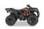 The image showcases the Kayo Bull 150 EFI ATV, a rugged and stylish all-terrain vehicle designed for off-road adventures. The ATV features a bold color scheme, aggressive front tires, a double A-arm suspension system, and a sturdy frame. The image highlights the ATV's compact yet powerful design, hydraulic disc brakes, and comfortable seat, making it an ideal choice for riders seeking performance and reliability on challenging terrains. The image showcases the Kayo Bull 150 EFI ATV, a rugged and stylish all-terrain vehicle designed for off-road adventures. The ATV features a bold color scheme, aggressive front tires, a double A-arm suspension system, and a sturdy frame. The image highlights the ATV's compact yet powerful design, hydraulic disc brakes, and comfortable seat, making it an ideal choice for riders seeking performance and reliability on challenging terrains.