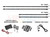 Million Color Expandable LED 4-Seater Golf Cart Underbody Lighting Kit Million Color Expandable LED 4-Seater Golf Cart Underbody Lighting Kit