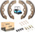 Golf Car Brake Pads Brake Spring Kit for Club Car DS G&E 1995-up and Precedent - 10L0L