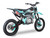 The image showcases the SYX MotoPro PAD190-V2 190cc Pit Bike in one of its two available color options: Red with Grey or Teal with Black. The bike features a sleek and modern design with upgraded plastic kits and a new muffler with a chrome pipe and anti-scalding sheet. The inverted front fork and SX rear shock absorber are prominently displayed, highlighting the bike's advanced suspension system. The heavy-duty black steel rims with deep-teeth pattern off-road tires and hydraulic disc brakes are visible, emphasizing the bike's durability and safety features. The handlebar with a built-in air filter and the SY new forged triple clamp add to the bike's premium feel. The SY V2 double tube cradle frame and SY steel swing arm (knife-shape) are also showcased, underscoring the bike's robust construction. Overall, the image captures the essence of a high-performance, stylish, and durable pit bike ready for any off-road adventure. The image showcases the SYX MotoPro PAD190-V2 190cc Pit Bike in one of its two available color options: Red with Grey or Teal with Black. The bike features a sleek and modern design with upgraded plastic kits and a new muffler with a chrome pipe and anti-scalding sheet. The inverted front fork and SX rear shock absorber are prominently displayed, highlighting the bike's advanced suspension system. The heavy-duty black steel rims with deep-teeth pattern off-road tires and hydraulic disc brakes are visible, emphasizing the bike's durability and safety features. The handlebar with a built-in air filter and the SY new forged triple clamp add to the bike's premium feel. The SY V2 double tube cradle frame and SY steel swing arm (knife-shape) are also showcased, underscoring the bike's robust construction. Overall, the image captures the essence of a high-performance, stylish, and durable pit bike ready for any off-road adventure.