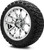 MODZ® Chaos 15" Golf Cart Wheels and Arisun X-Trail (23x10-15) DOT All-Terrain Golf Cart Tires Combo - Set of 4