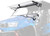 SuperATV KYMCO UXV Scratch-Resistant Flip Windshield