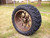14" Bronze Deep Dish Golf Cart Wheels & Tires Combo 23x10-14 All Terrain/DOT Certified, Compatable With EZGO/Club Car/YMH; 5"or 6" Lift Kit Required 14" Bronze Deep Dish Golf Cart Wheels & Tires Combo 23x10-14 All Terrain/DOT Certified, Compatable With EZGO/Club Car/YMH; 5"or 6" Lift Kit Required