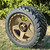 14" Bronze Golf Cart Wheels/Tires 23x10-14 With Trendy All Terrain & Street Tread/DOT Certified, Quiet and Smooth Ride, Compatable with EZGO/Club Car/YMH. 5" or 6" Lift Kit Required 14" Bronze Golf Cart Wheels/Tires 23x10-14 With Trendy All Terrain & Street Tread/DOT Certified, Quiet and Smooth Ride, Compatable with EZGO/Club Car/YMH. 5" or 6" Lift Kit Required