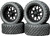 Glossy Black 14" Deep Dish Golf Cart Wheels & Tires 23x10-14 All Terrain/Street Use, DOT Certified, Compatable with EZGO/Club Car/YMH, Quiet and Smooth Ride, 5" or 6" Lift Kit Required. Glossy Black 14" Deep Dish Golf Cart Wheels & Tires 23x10-14 All Terrain/Street Use, DOT Certified, Compatable with EZGO/Club Car/YMH, Quiet and Smooth Ride, 5" or 6" Lift Kit Required.